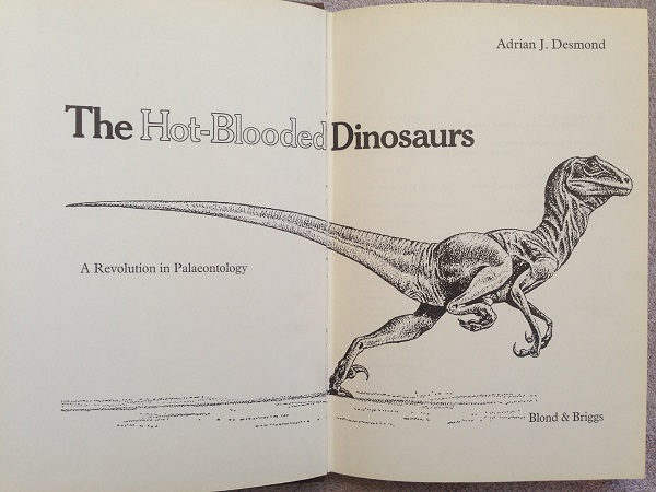 Title page: The Hot-Blooded Dinosaur