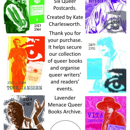 6 Queer Writers  6 Queer Postcards