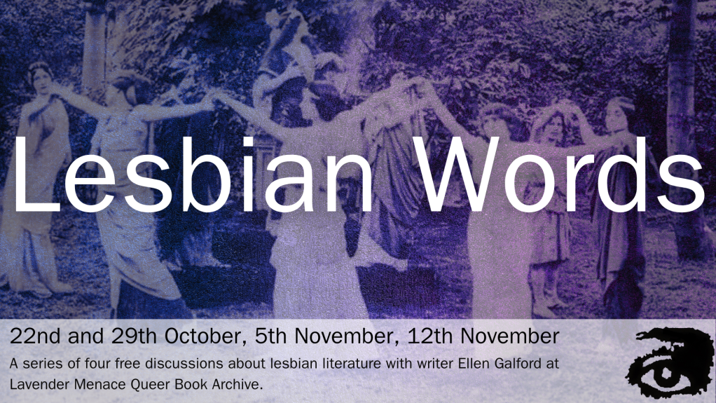 lesbian words promotional image sundays in October and november 2023