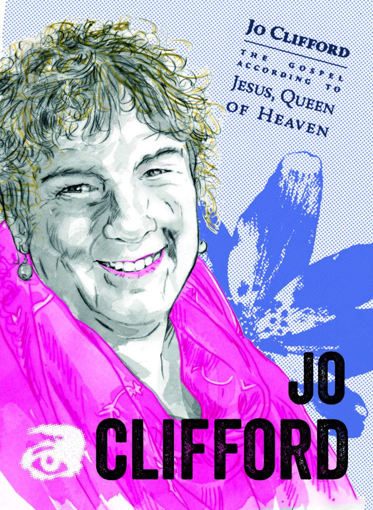 Image: Jo Clifford created by Kate Charlesworth