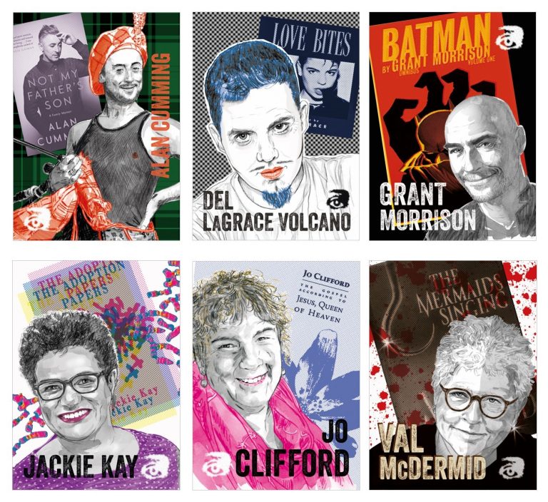 Images: Six Living Queer Writers, Six New Postcards
